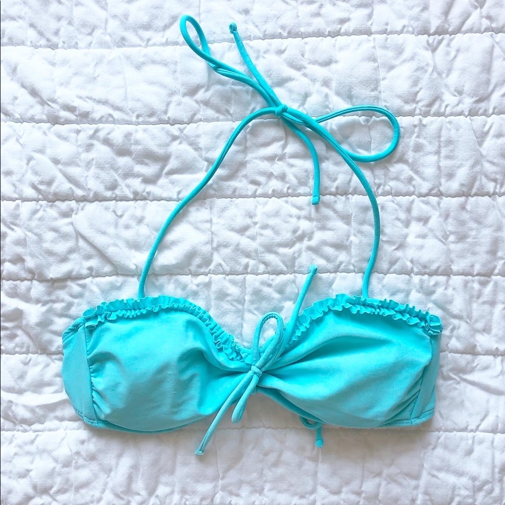 Blue swim top